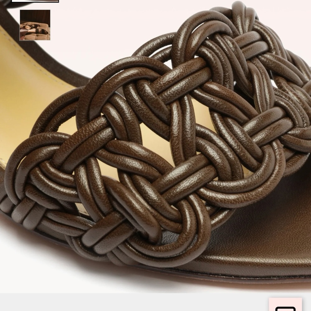 Alexandre Birman Sammy 50 Sienna Leather Heeled Sandal EUC! - Picture 5 of 15